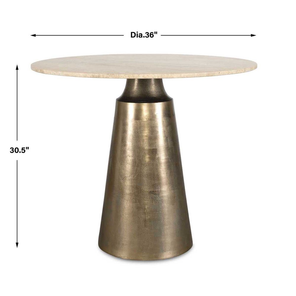 Midsummer Indoor-Outdoor Bistro Table, 2 Cartons