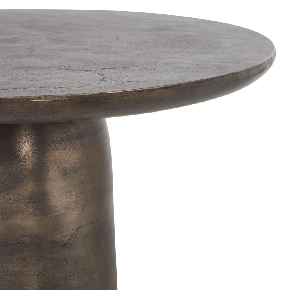 Madrone Indoor-Outdoor Bistro Table, Golden Dark Bronze 2C