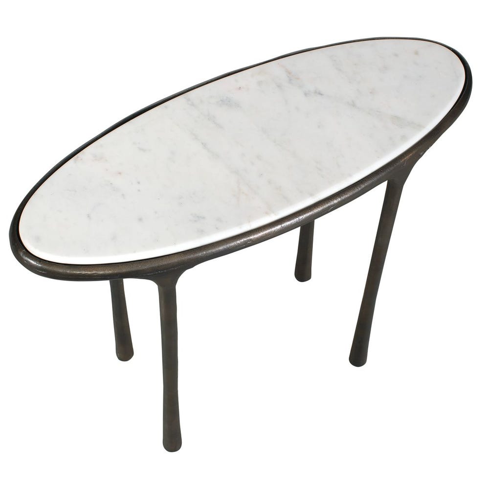Ata Accent Table, Dark Bronze