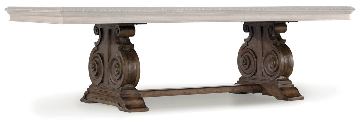 Rhapsody Rectangle Dining Table Base