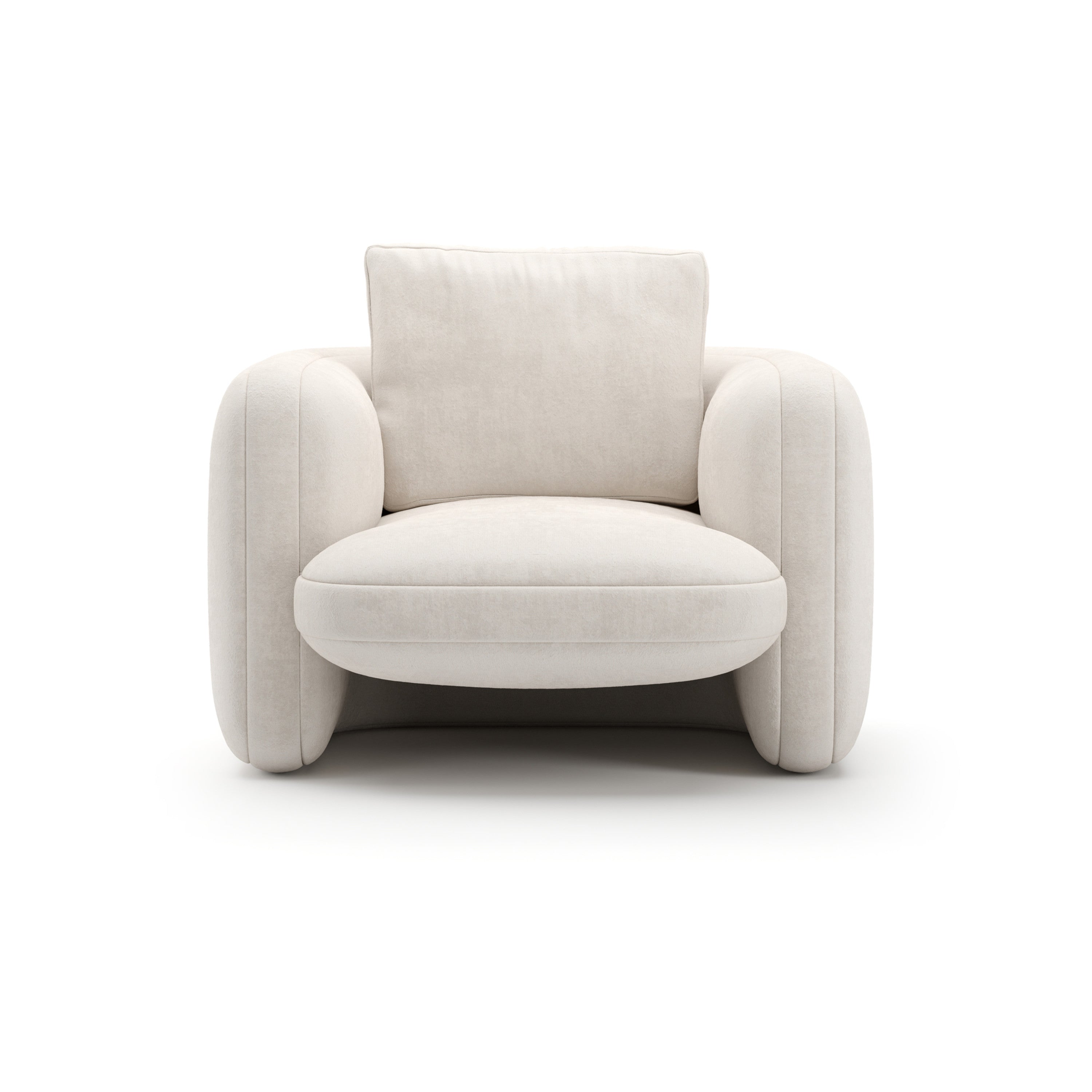 Overlap Chair Ecru – Accent Chairs by Caracole | Sutter & Vale