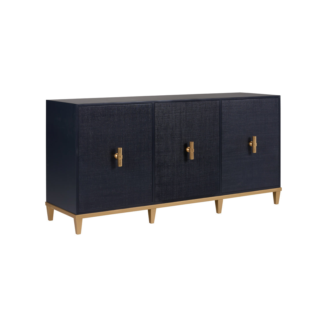 Avery Console - Navy in Navy Blue / Wood - Chelsea House