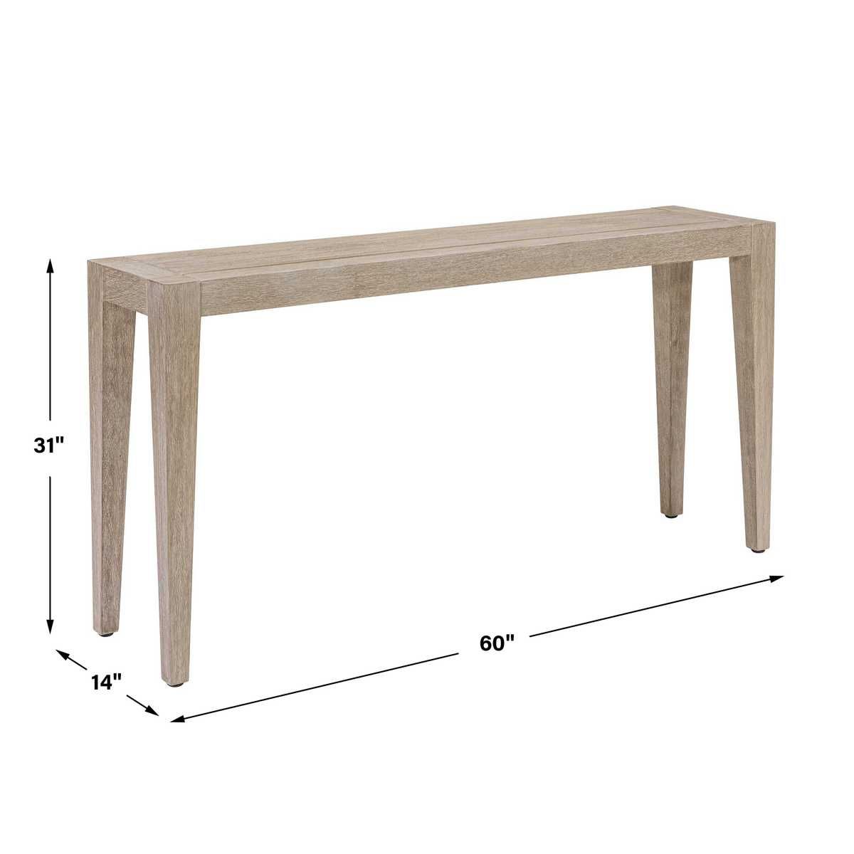 Kirkham Indoor-Outdoor Console Table – Furniture by Uttermost | Sutter & Vale
