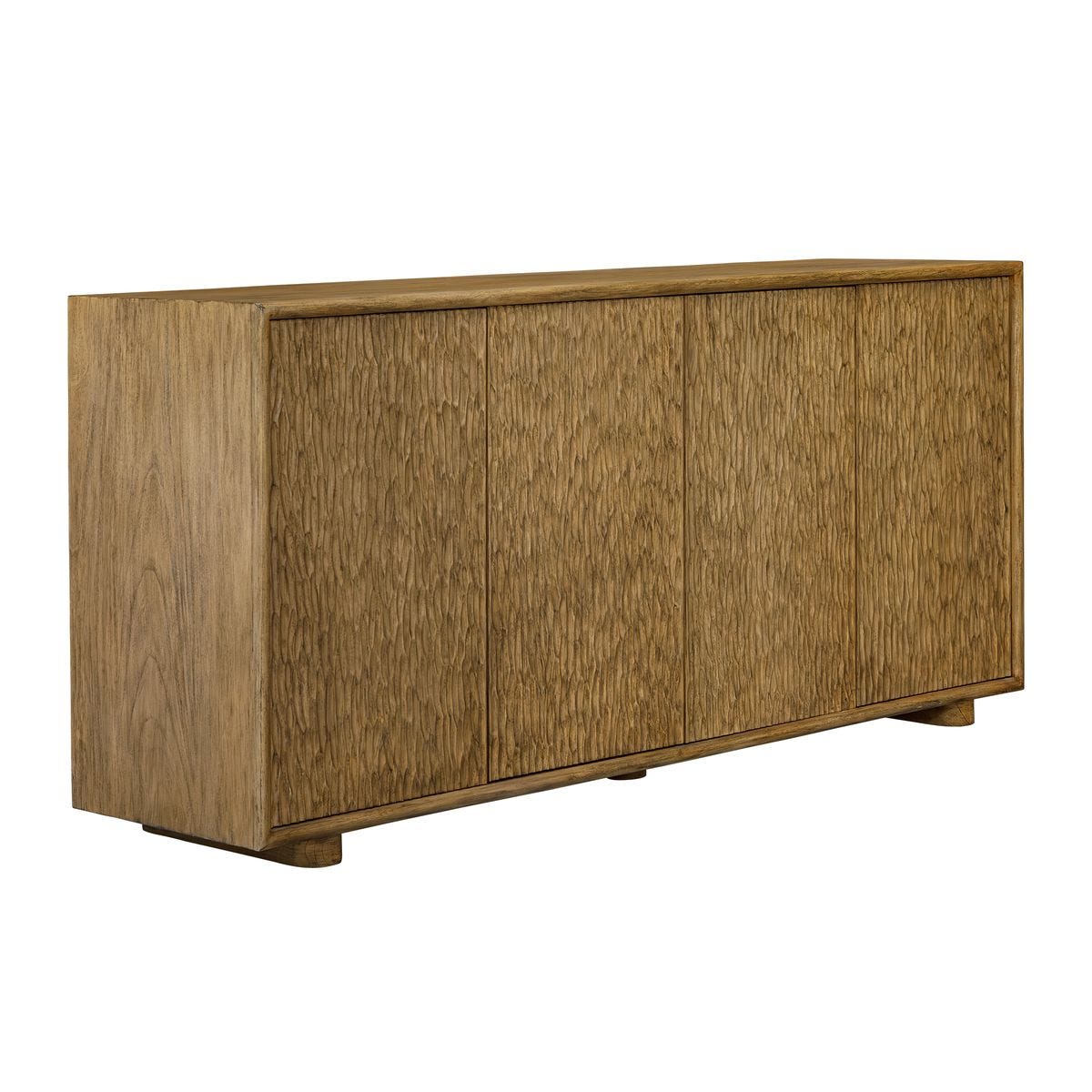 Stevenson 4 Door Cabinet, Natural