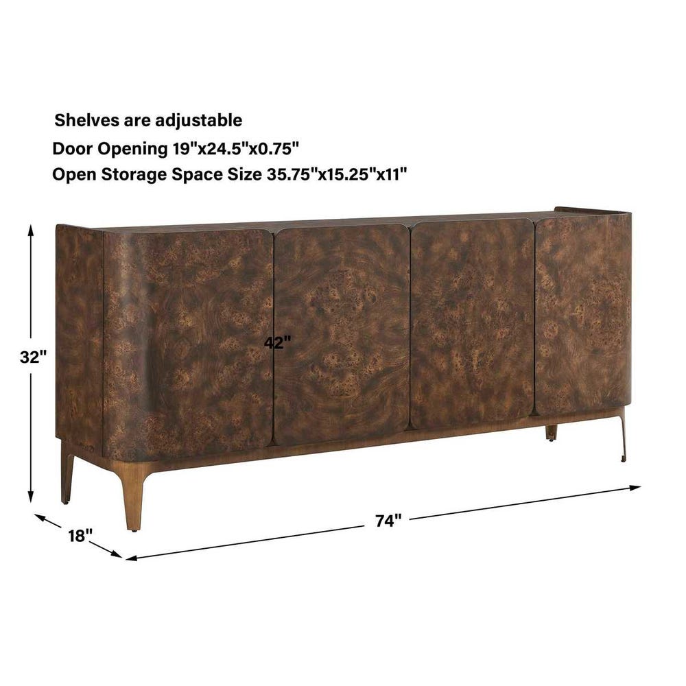 Melbourne 4 Door Cabinet