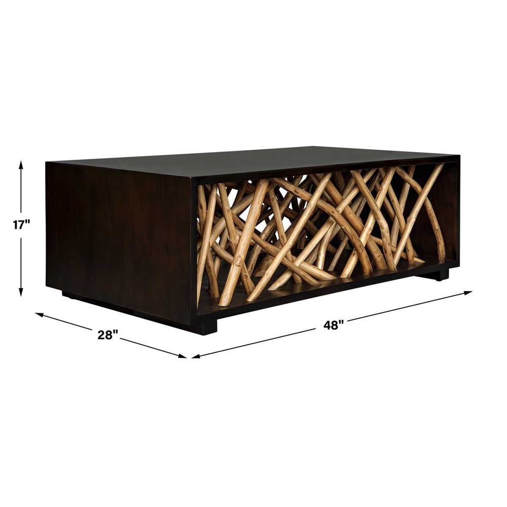 Teak Maze Coffee Table