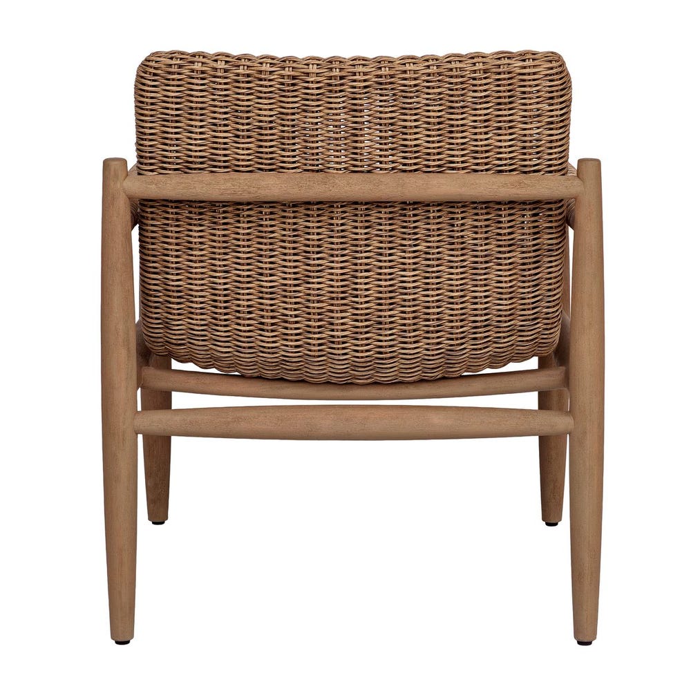 Sumba Outdoor Lounge Chair, Golden Flax