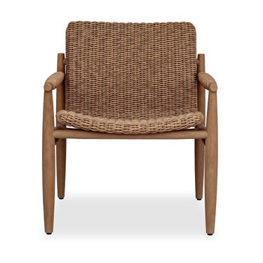 Sumba Outdoor Lounge Chair, Golden Flax