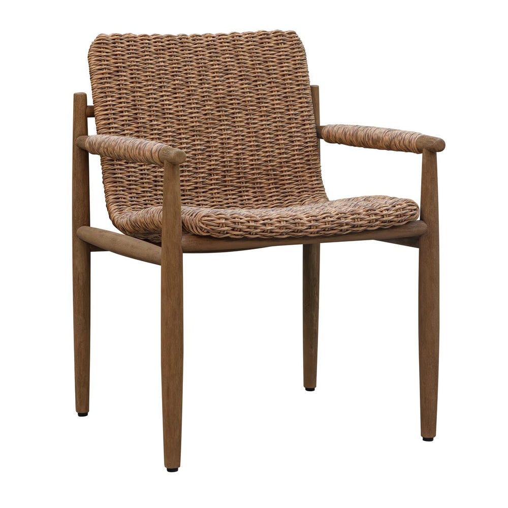 Sumba Outdoor Dining Chair, Golden Flax