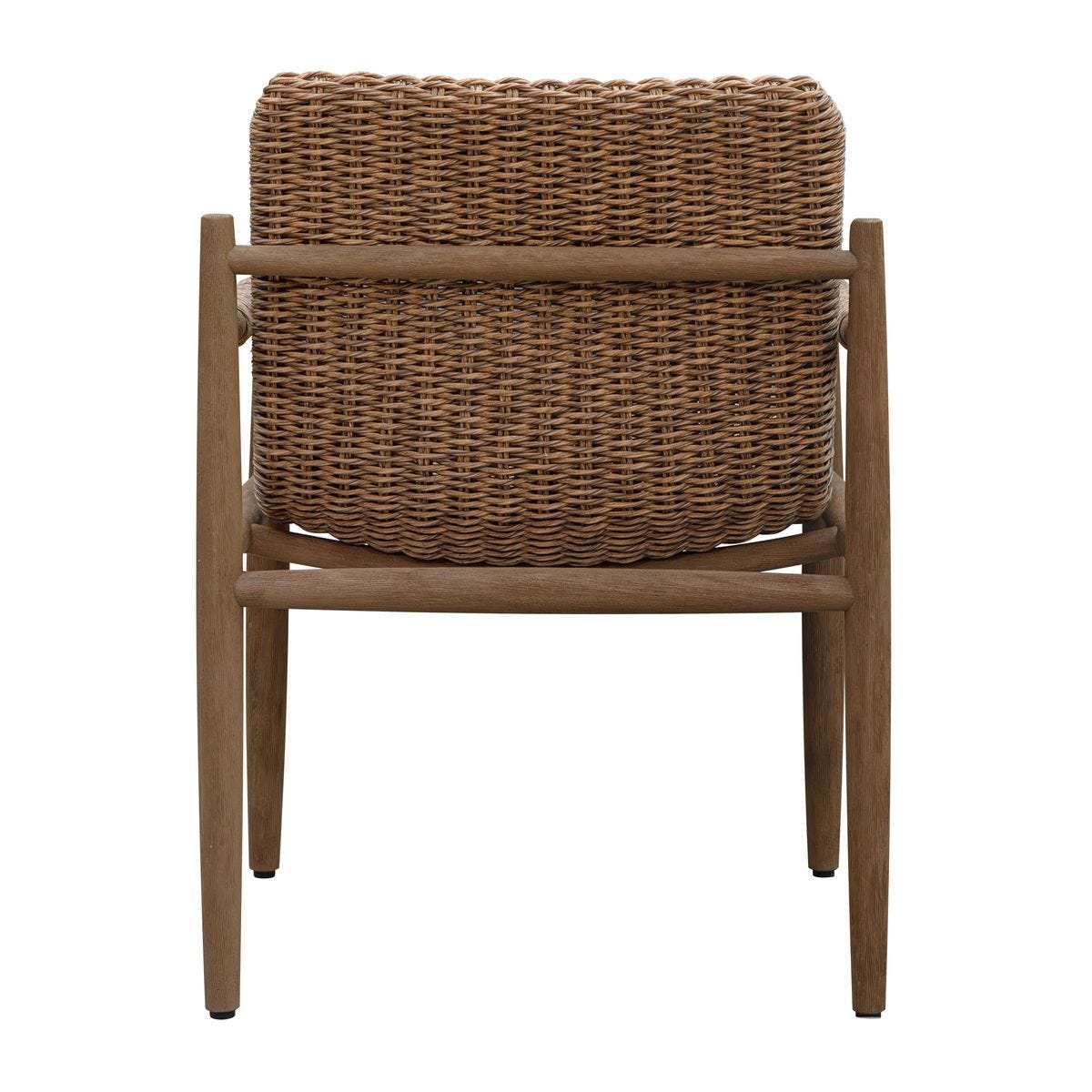 Sumba Outdoor Dining Chair, Golden Flax