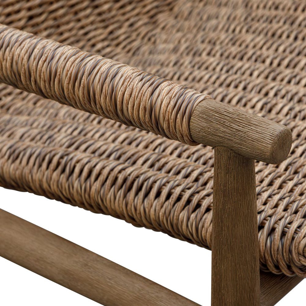 Sumba Outdoor Dining Chair, Golden Flax
