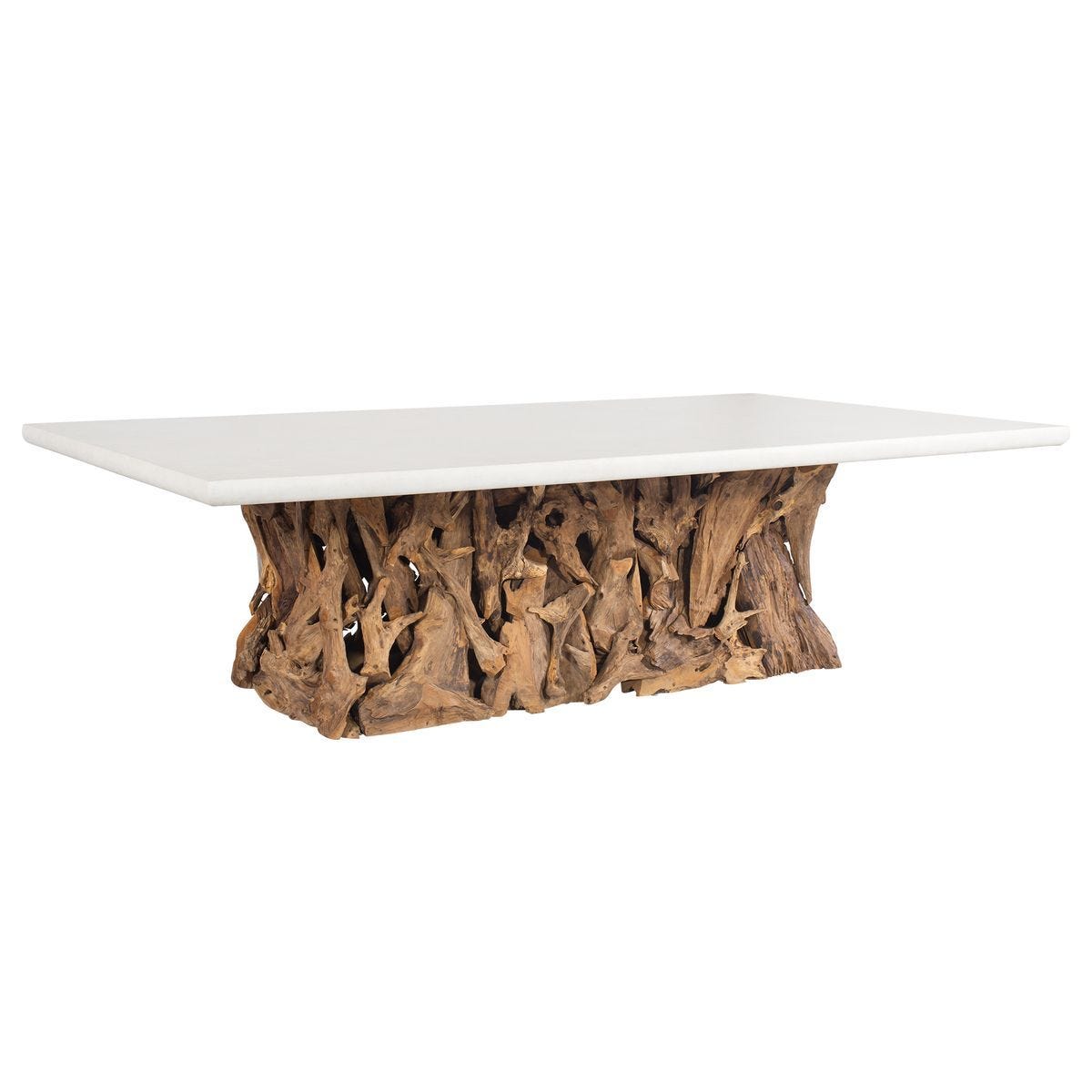 Stonewood Indoor-Outdoor Ping Pong Dining Table, 2 CARTONS by Uttermost