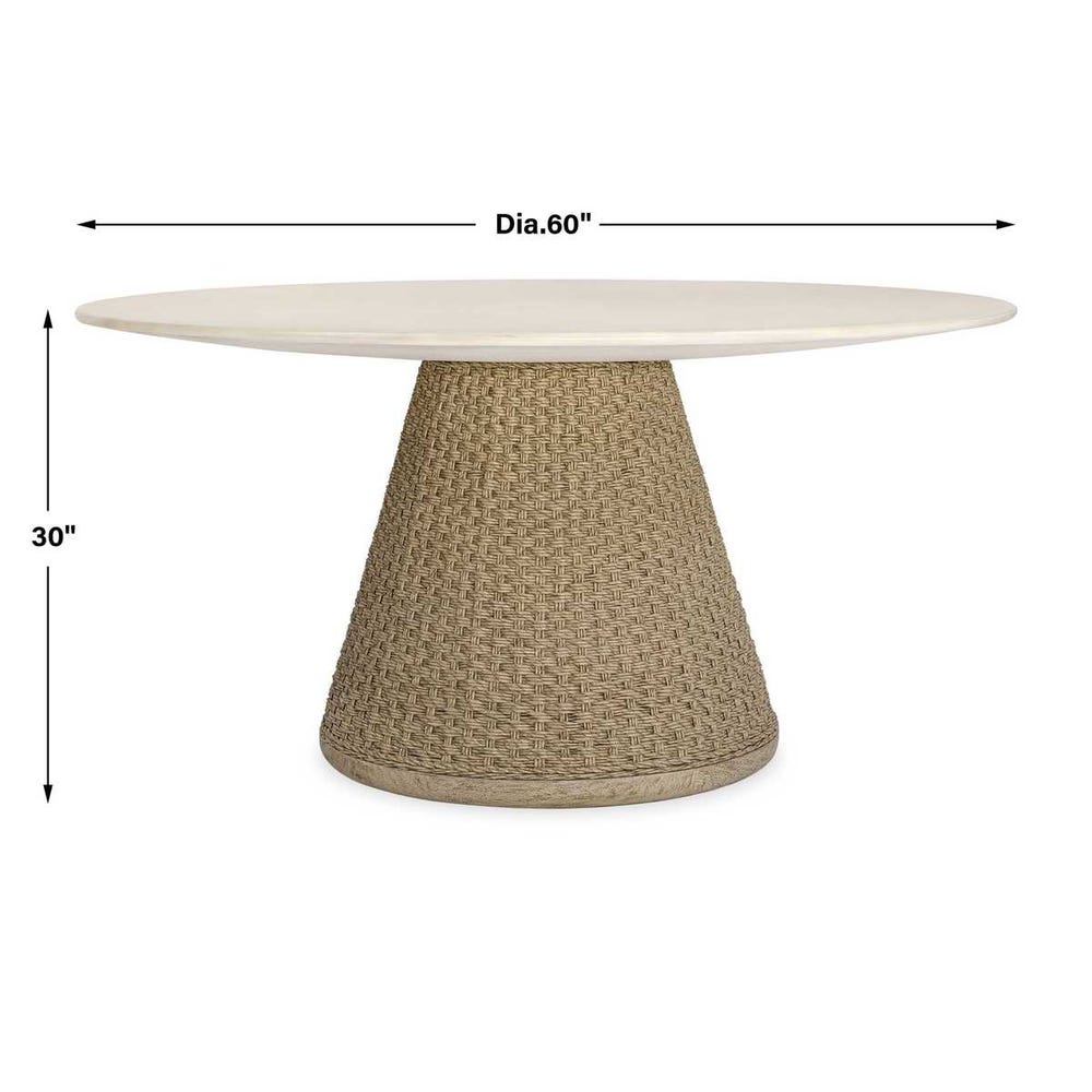 Cardoso Indoor-Outdoor Dining Table, 2 Cartons