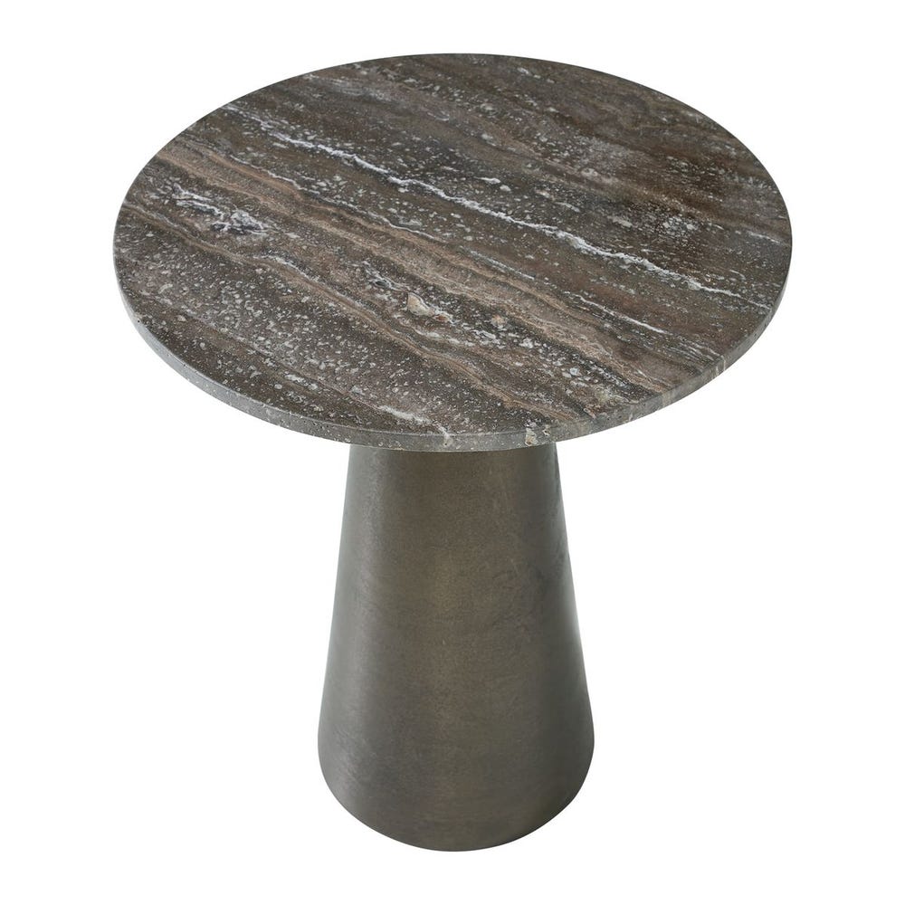 Midsummer Indoor-Outdoor Accent Table, Bronze, 2 CARTONS