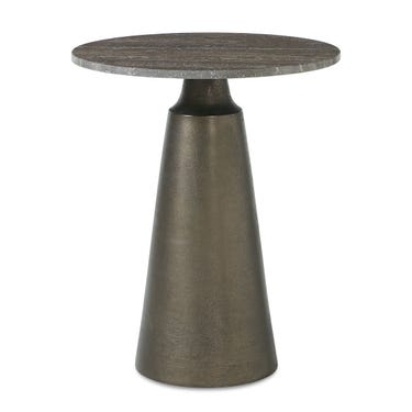 Midsummer Indoor-Outdoor Accent Table, Bronze, 2 CARTONS