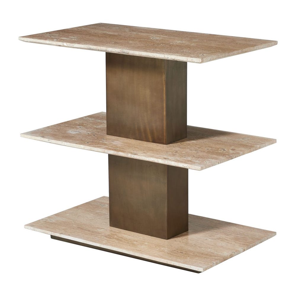 Travertini Accent Table