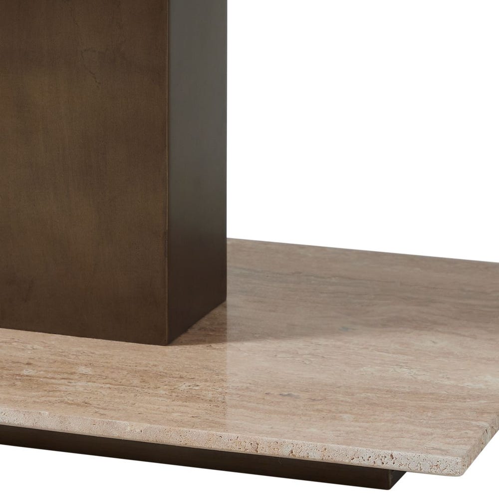 Travertini Accent Table