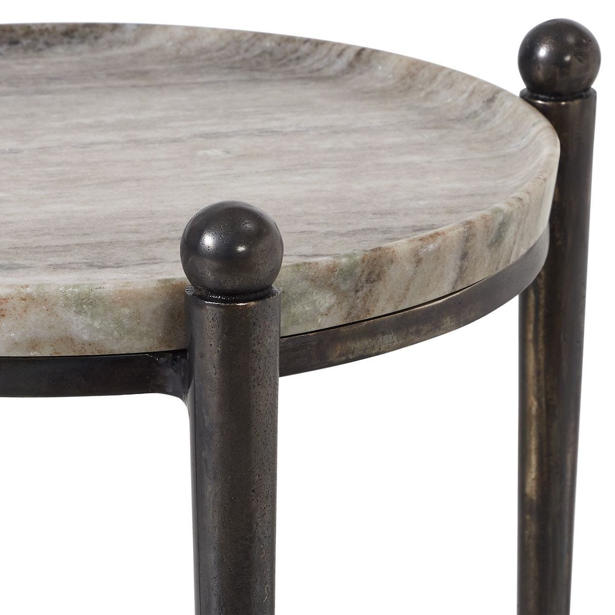 Nahunta Accent Table, Dark Bronze – Furniture by Uttermost | Sutter & Vale