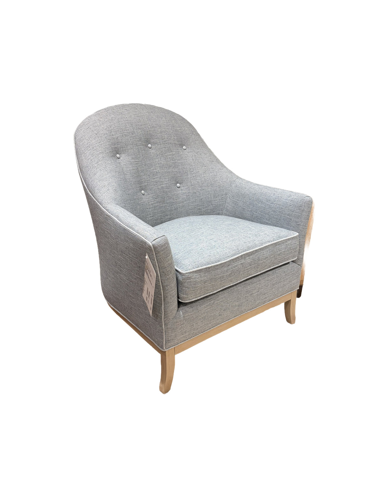 Penelope Chair in Tobago Slate Blue/Eisley Spa