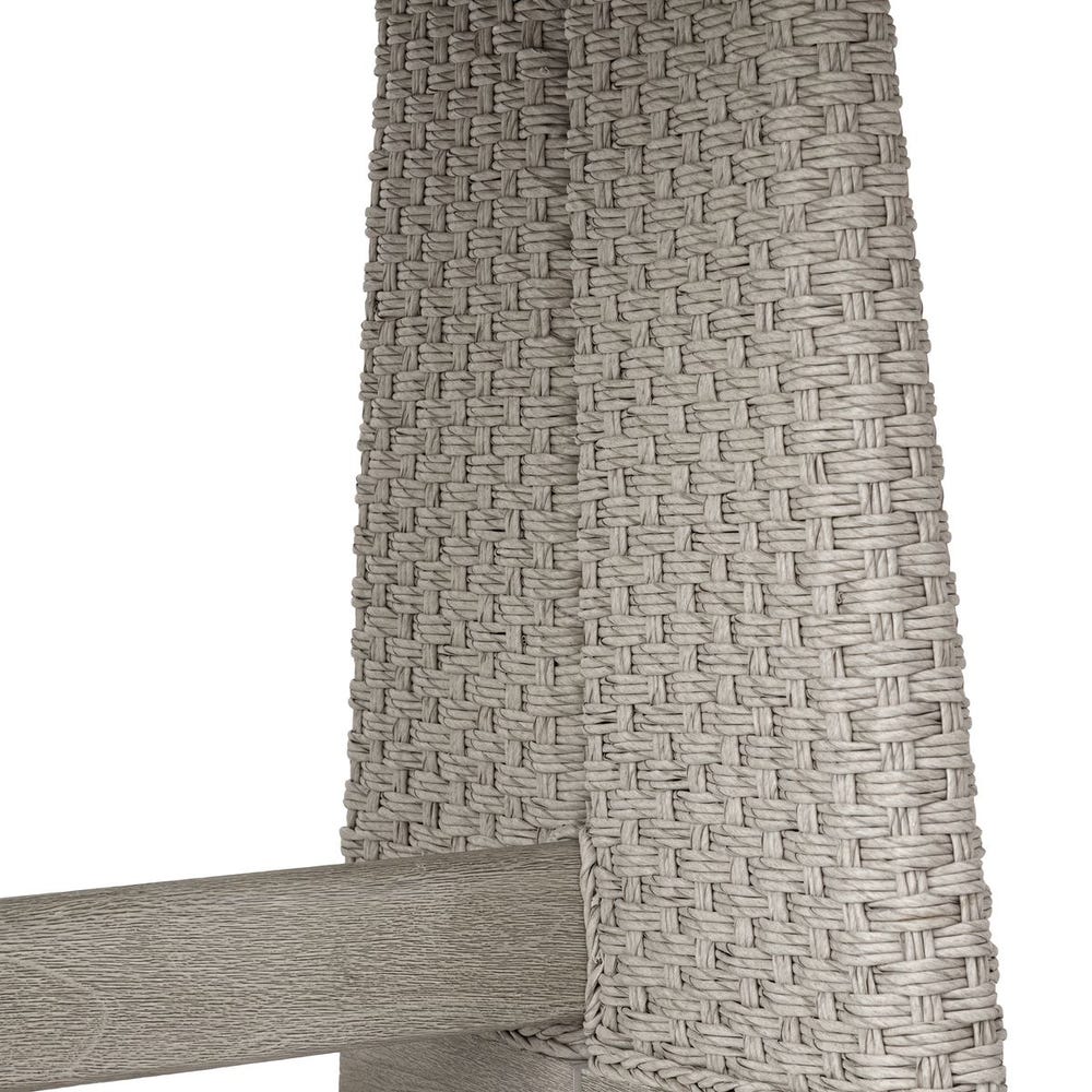 Harbor Herringbone Indoor-Outdoor Dining Table, 2 CARTONS