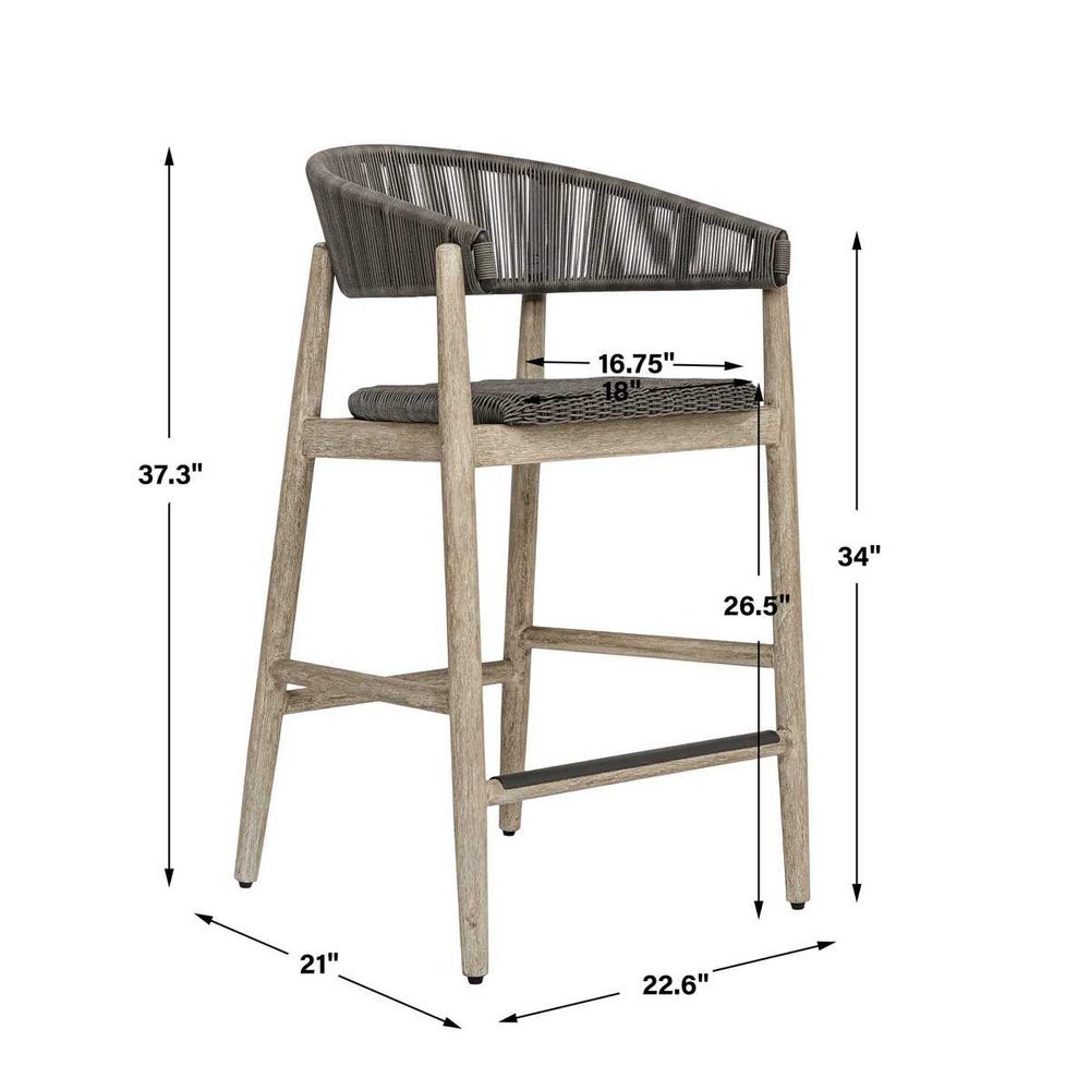 Dermott Outdoor Counter Stool