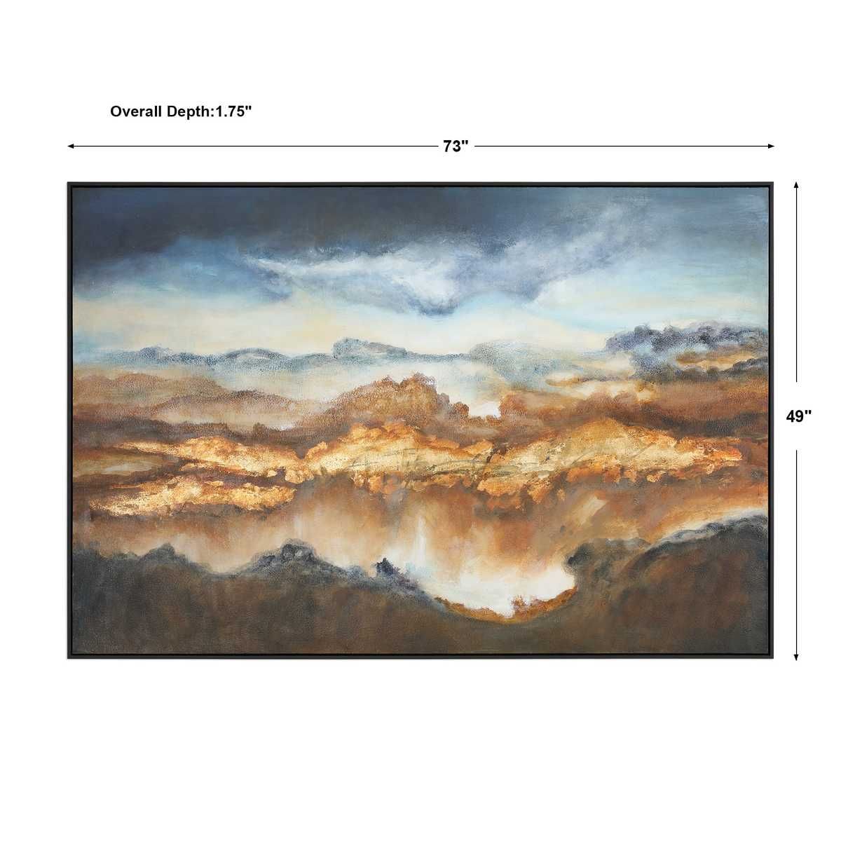 Valley Of Light Hand Painted Canvas – Art by Uttermost | Sutter & Vale