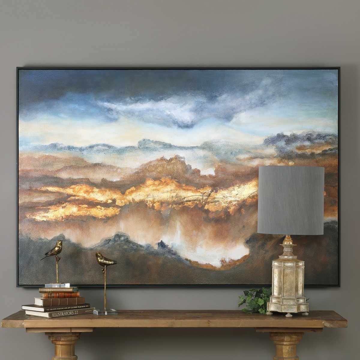 Valley Of Light Hand Painted Canvas – Art by Uttermost | Sutter & Vale