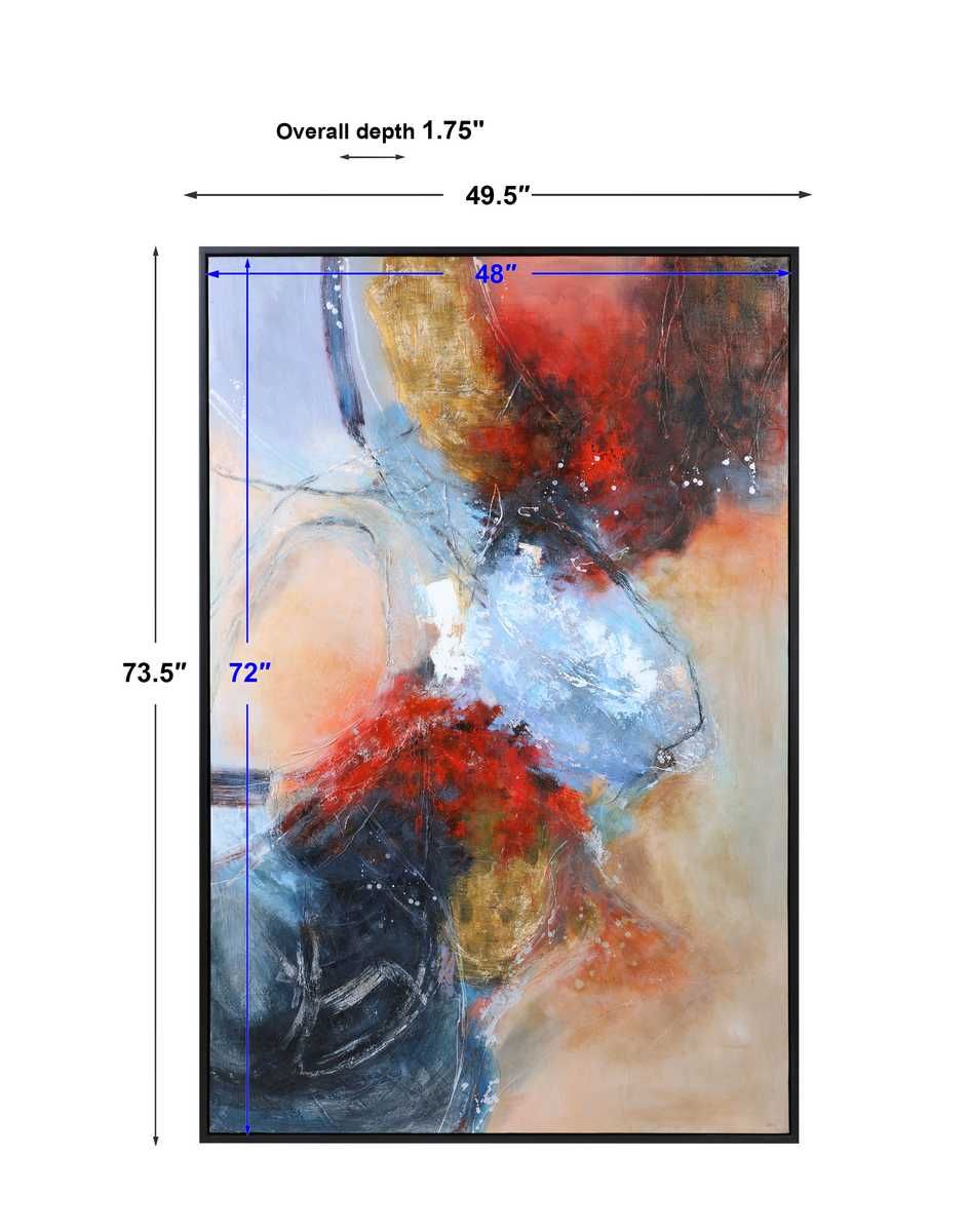 Summer Sunset Hand Painted Canvas – Art by Uttermost | Sutter & Vale