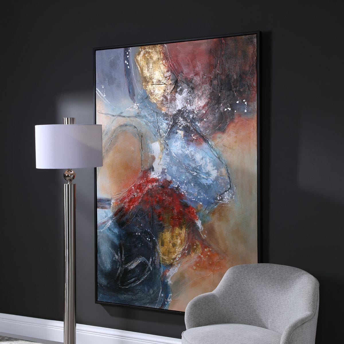 Summer Sunset Hand Painted Canvas – Art by Uttermost | Sutter & Vale