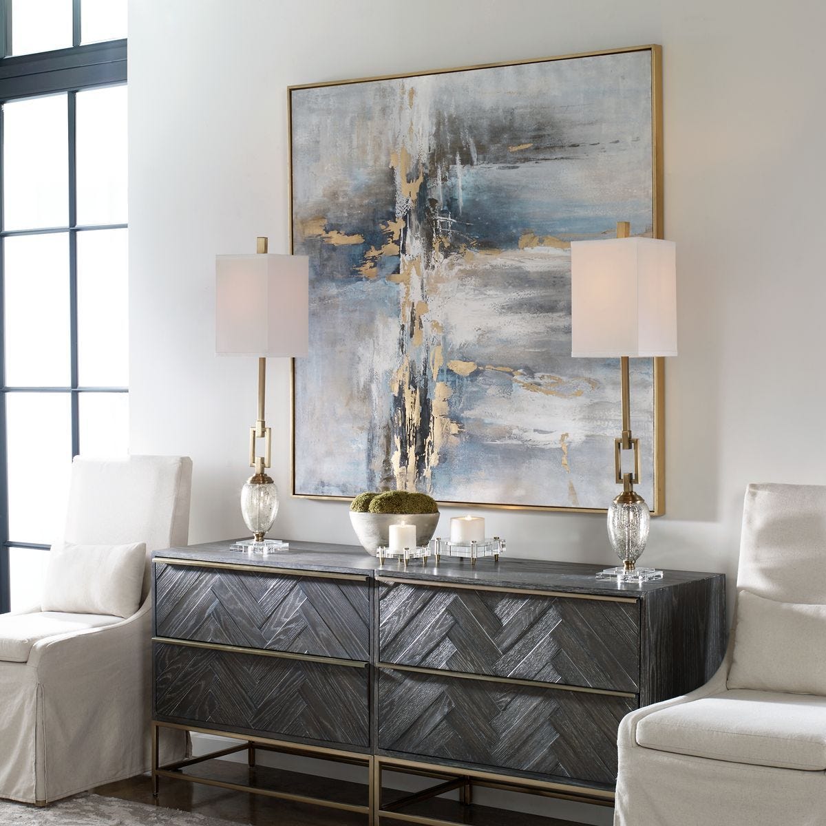 Road Less Traveled Hand Painted Canvas – Art by Uttermost | Sutter & Vale