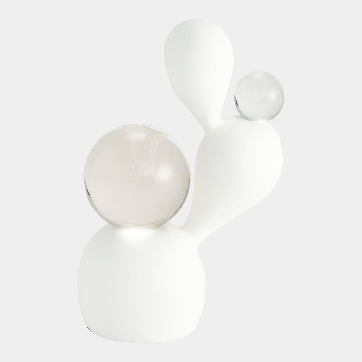 Triple Meringue Sculpture w/2 Spheres