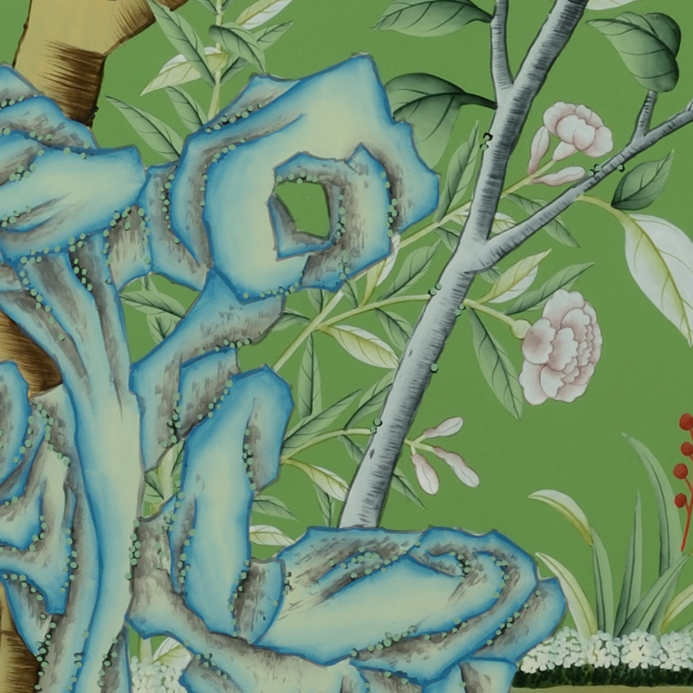 Regent Park In Green II in 63.13h x 31.13w x 1d / Wood - Chelsea House