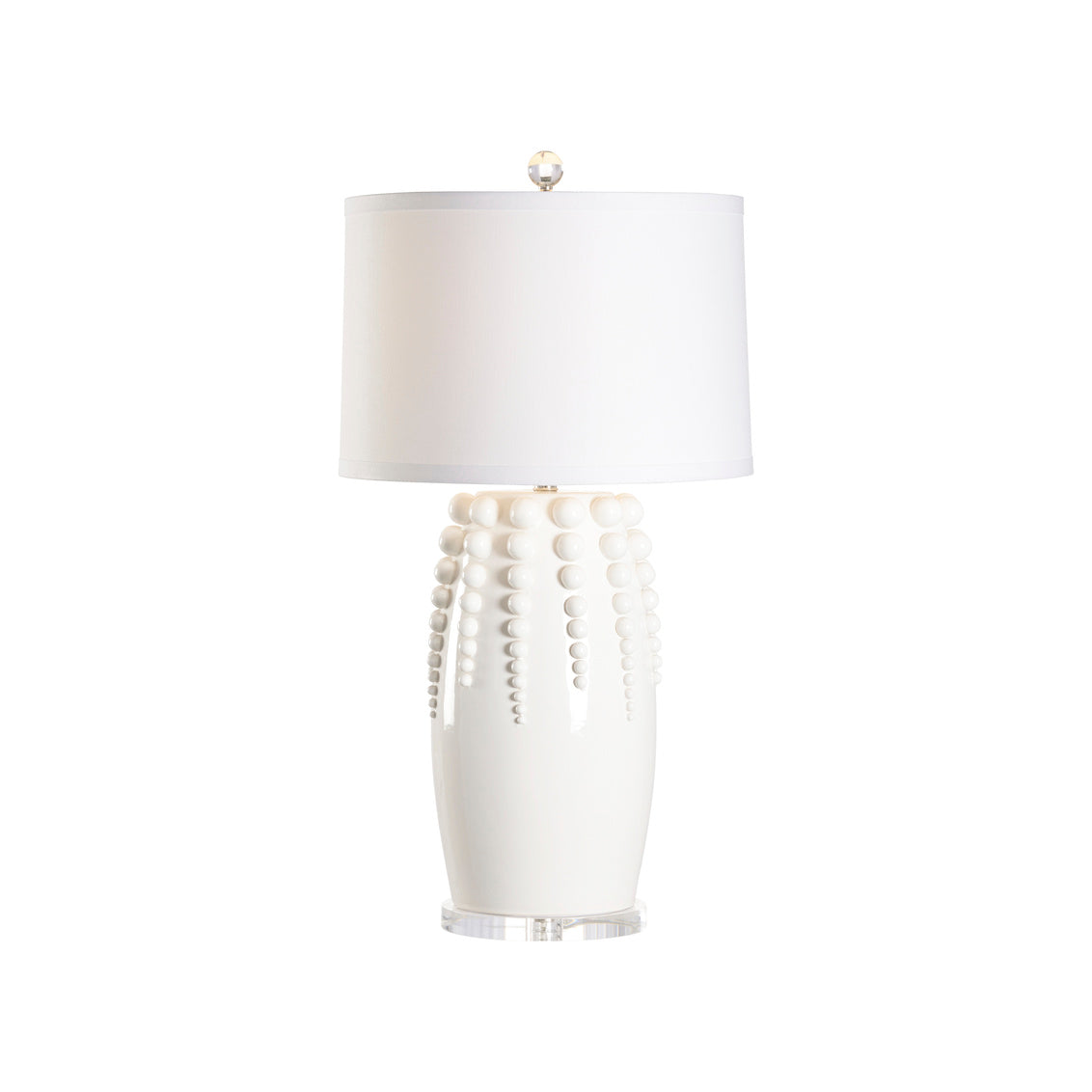 Sea Urchin Lamp - White in 34 / Ceramic/Porcelain - Chelsea House