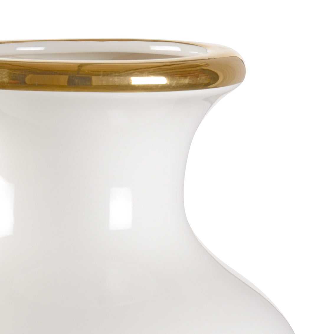 Audrey Vase - White in 17.5 / Ceramic/Porcelain - Chelsea House