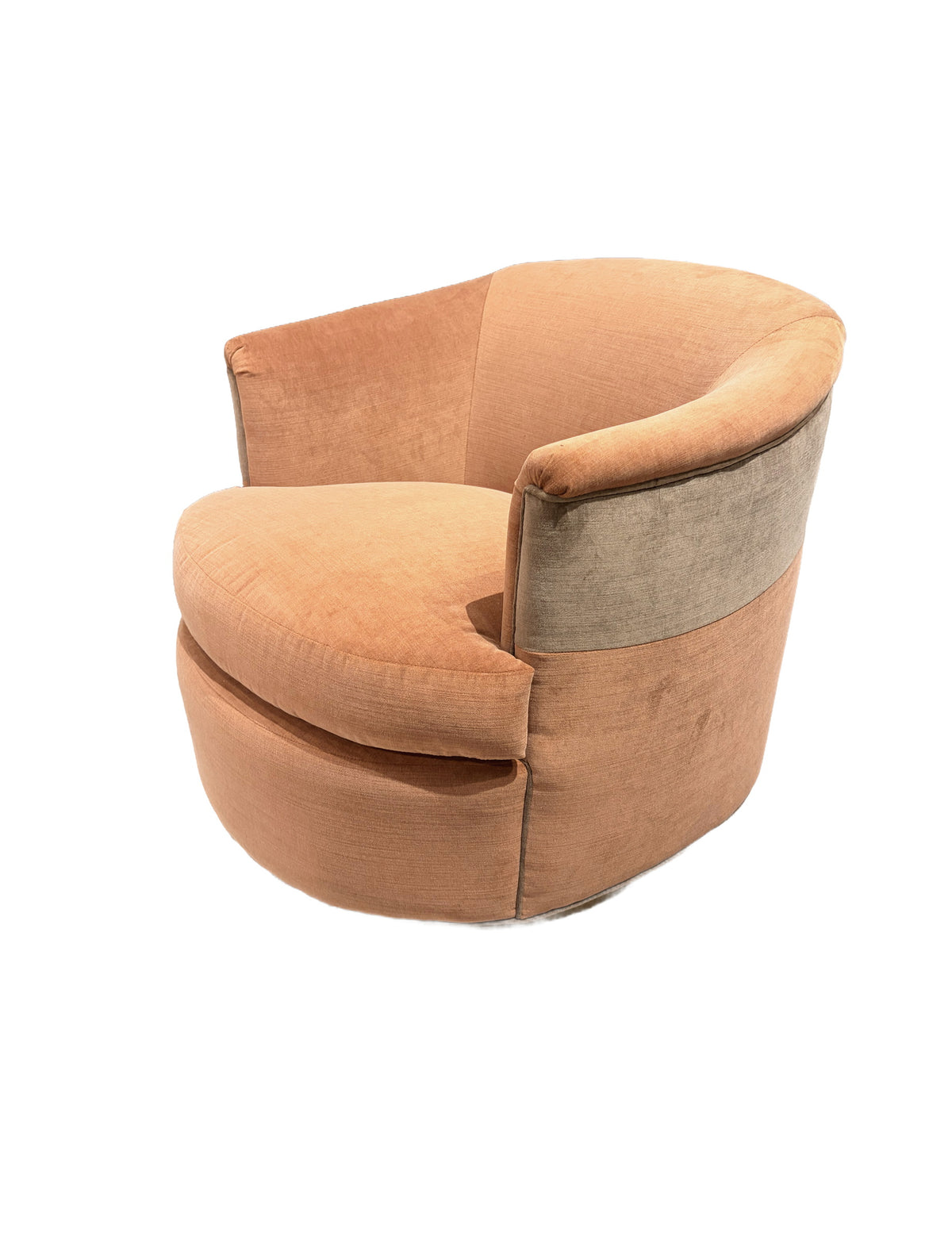 Olivia Decorative Back Swivel in Boca Canyon/Boca Otter