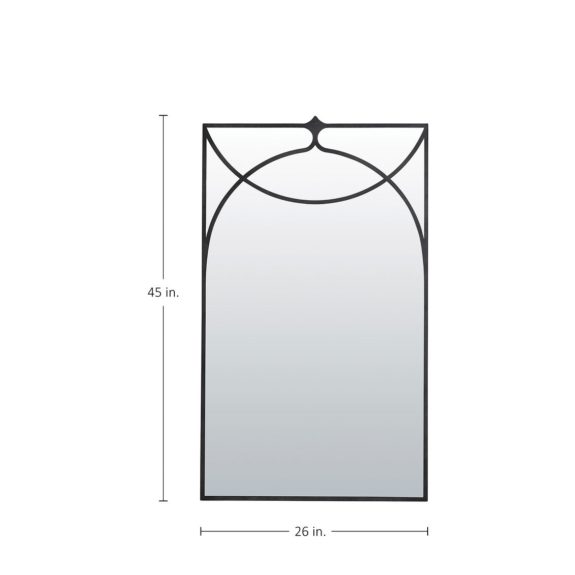 Swan Mirror - Pewter