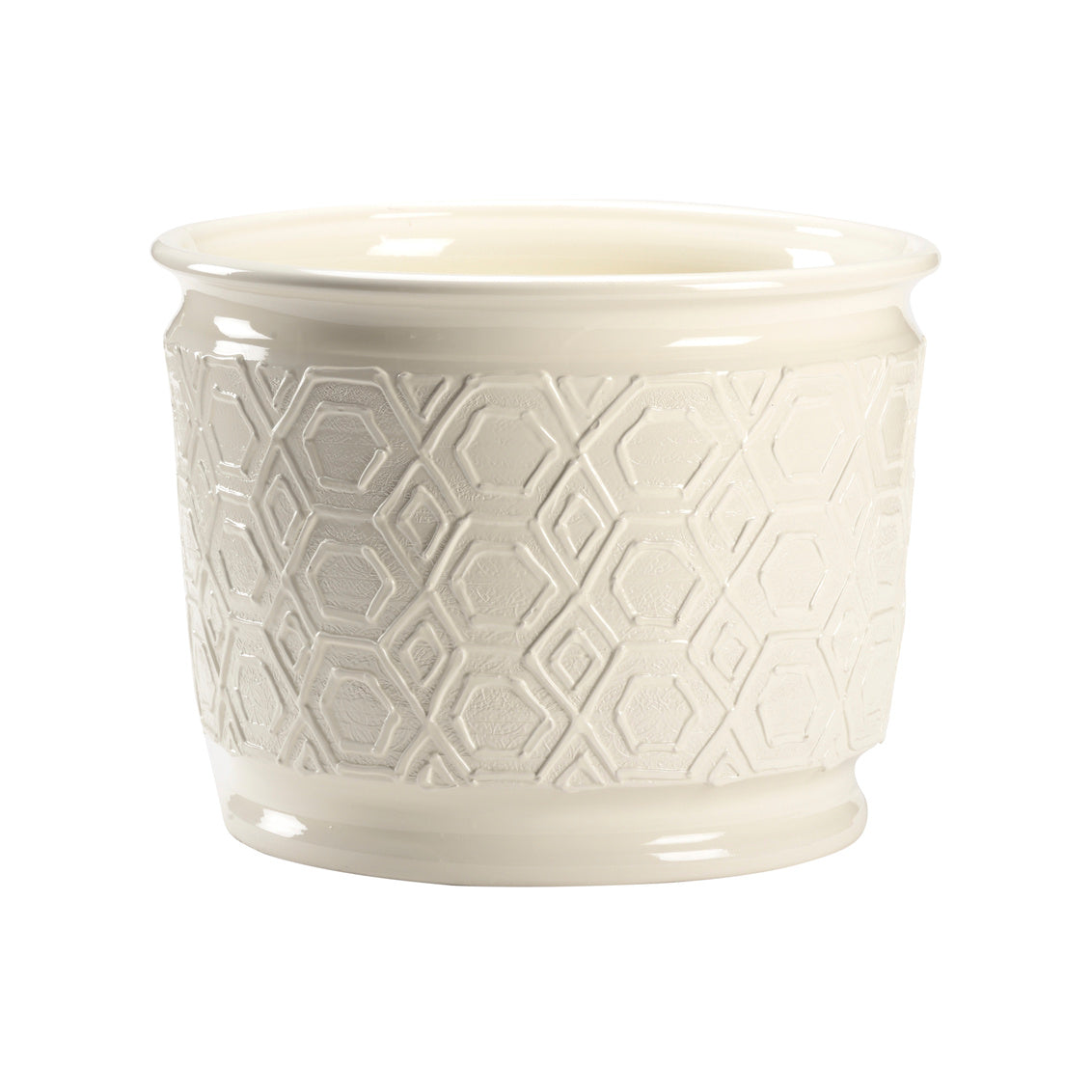 White Planter in 13 / Ceramic/Porcelain - Chelsea House