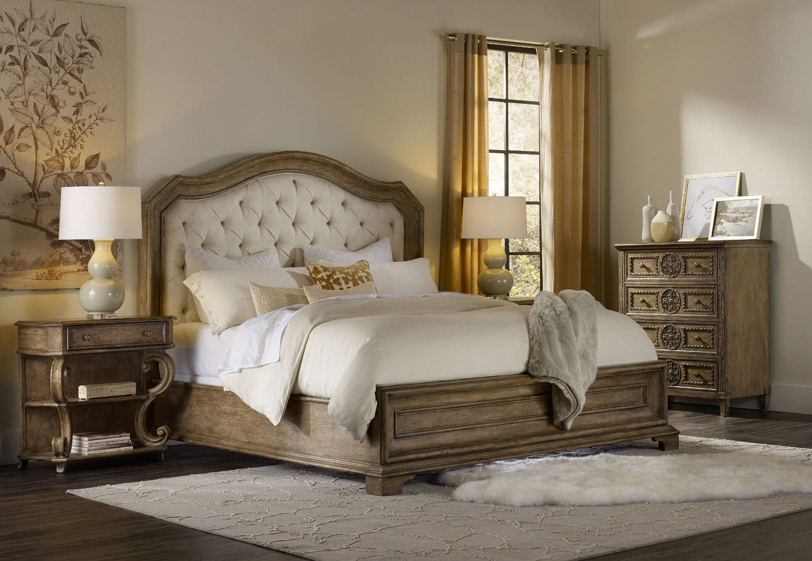 6/6 Upholstered Panel Headboard