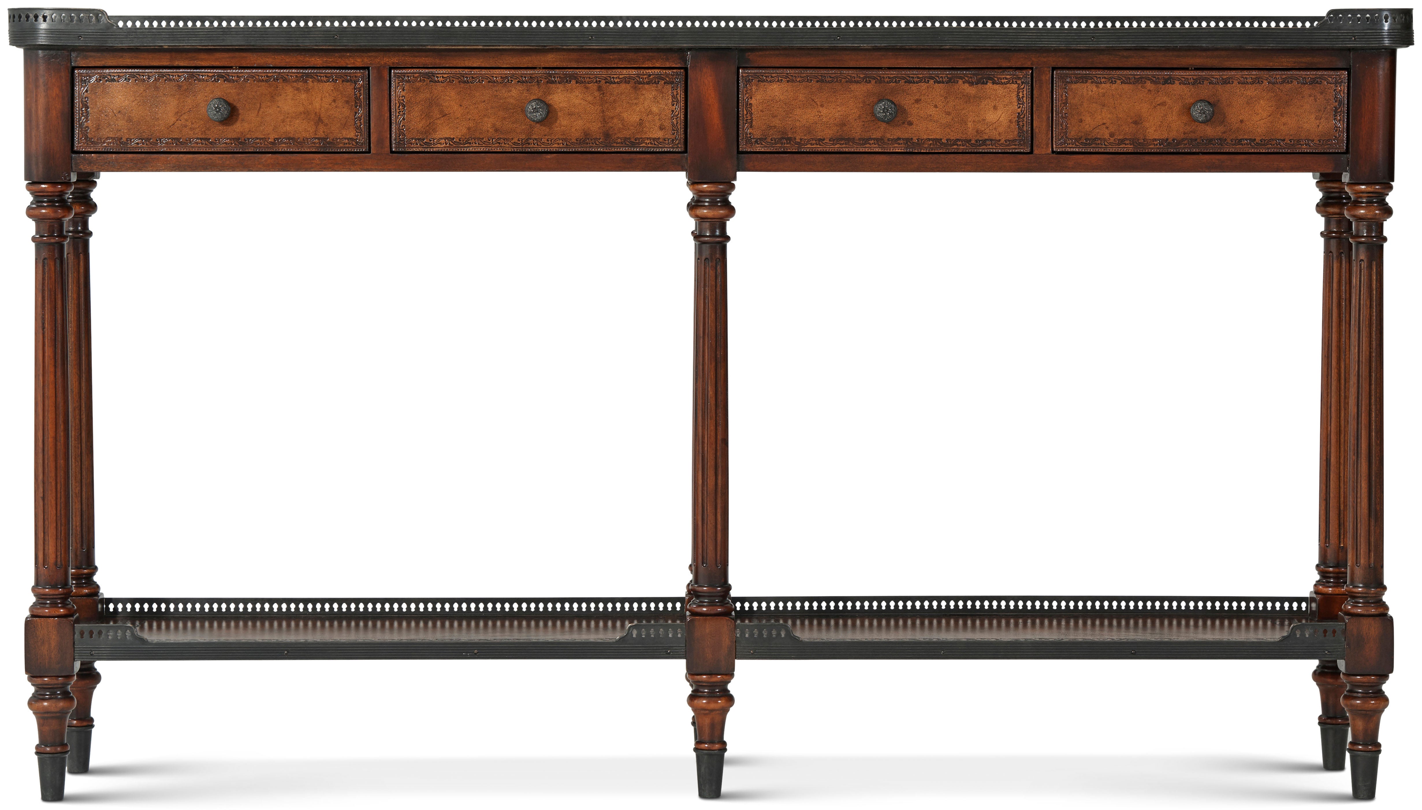 The Louis XVI Leather Console Table | Theodore Alexander | Sutter & Vale