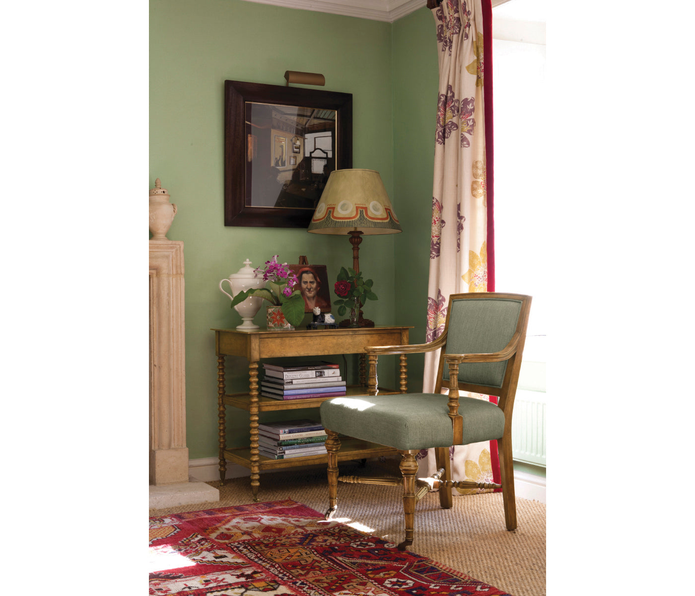 Tormarton Grey Fruitwood End Table