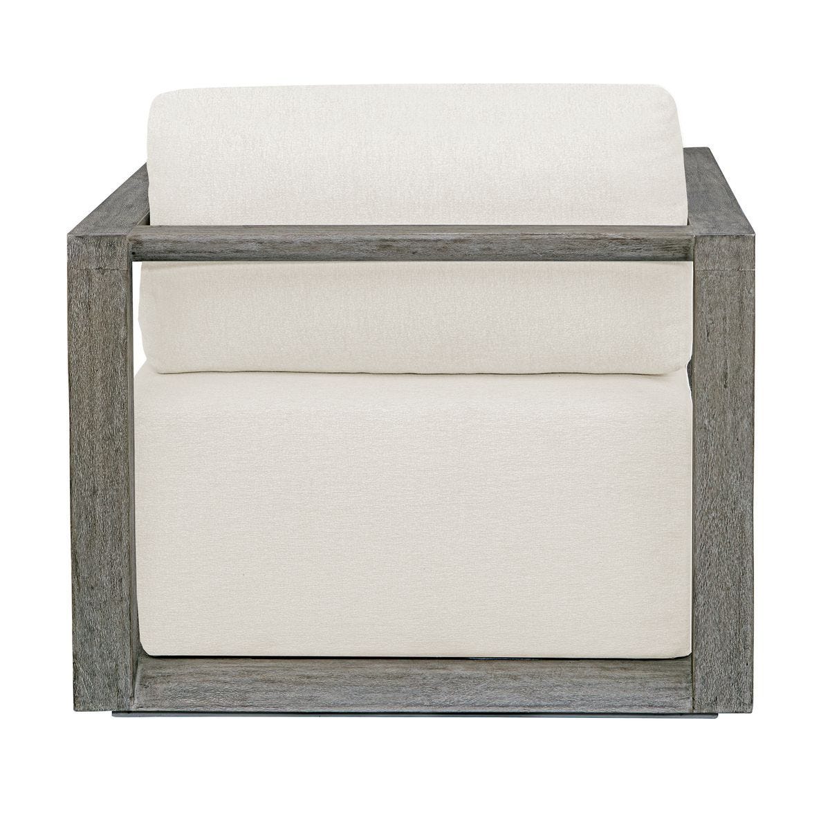 Remsen Outdoor Lounge Chair, Weathered Gray/Oyster – Furniture by Uttermost | Sutter & Vale