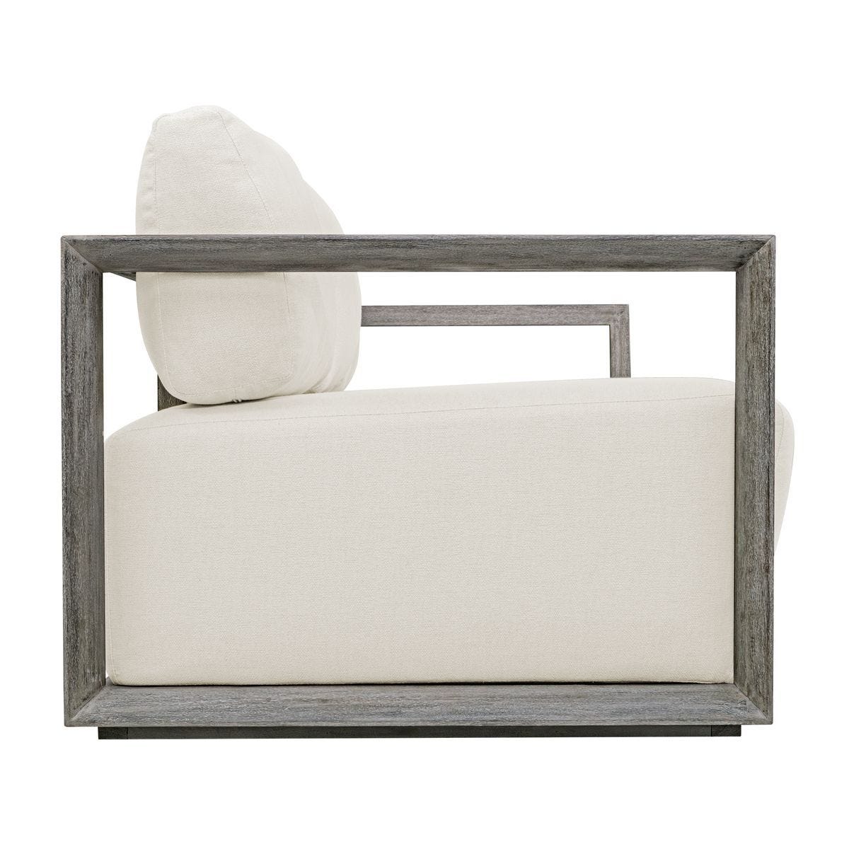 Remsen 4 Seater Outdoor Sofa, Weathered Gray/Oyster – Furniture by Uttermost | Sutter & Vale