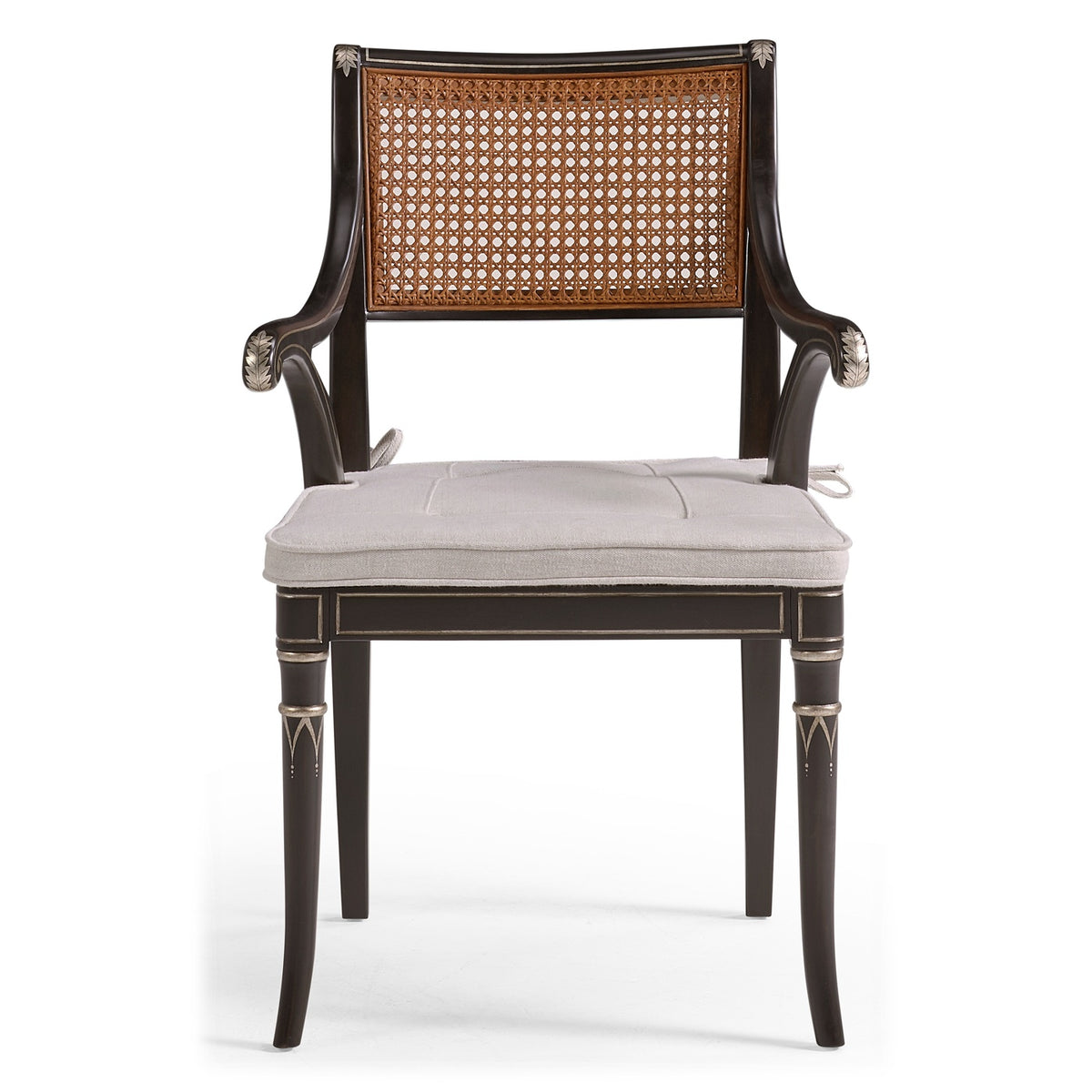 Linden Charcoal Wash Dining Arm Chair