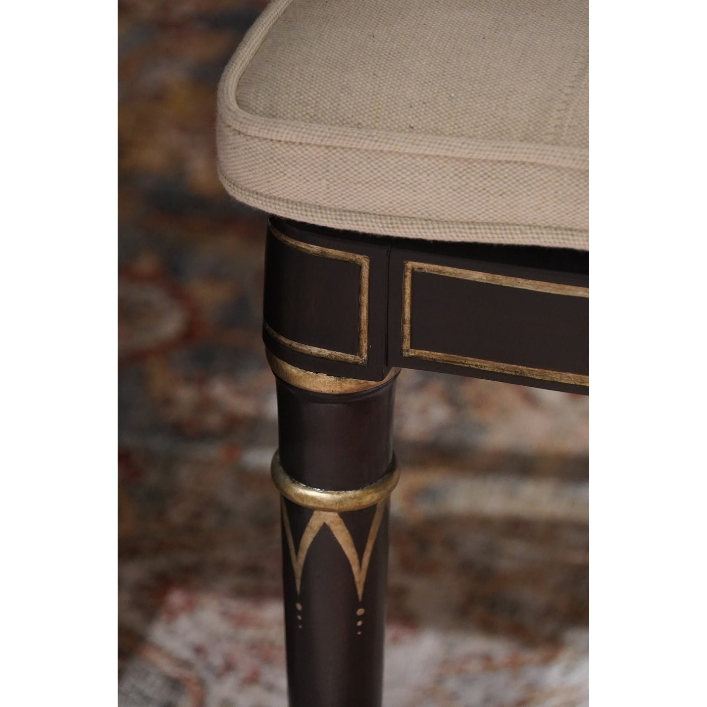 Linden Charcoal Wash Dining Arm Chair
