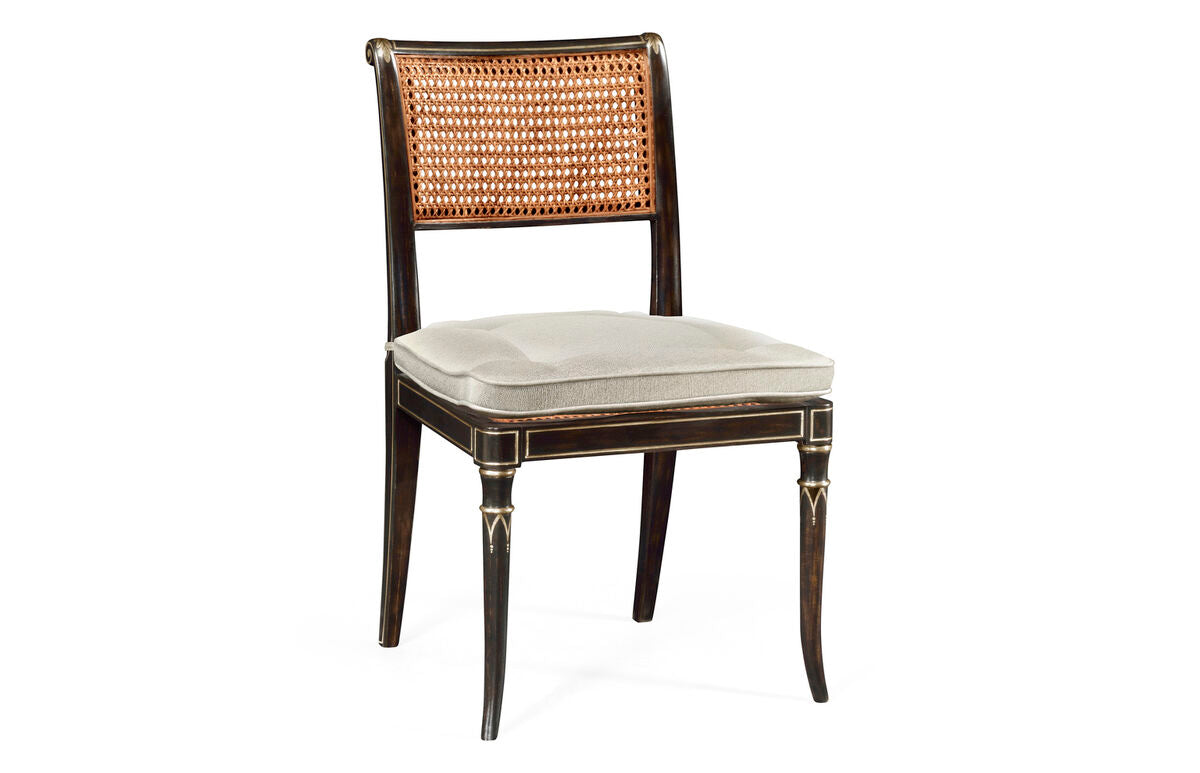 Linden Charcoal Wash Dining Side Chair ( 530121-SC-CHW )