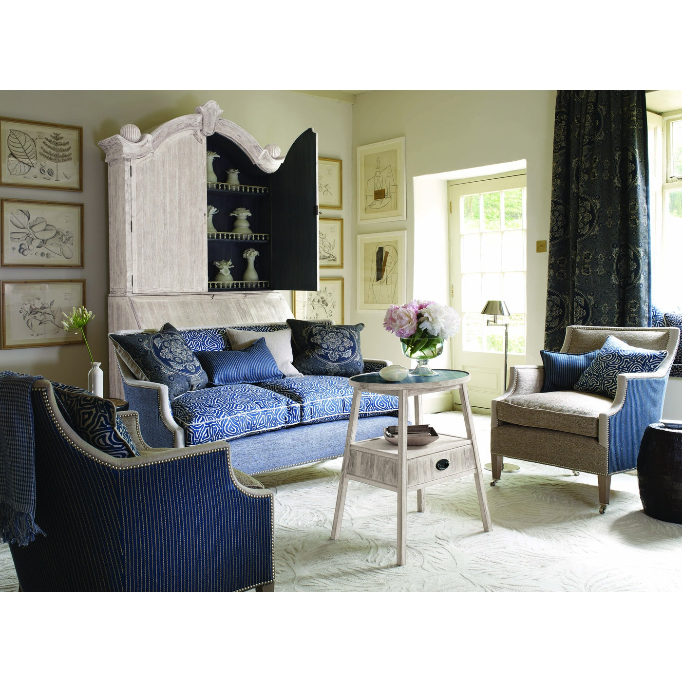 Bywater Washed Acacia Side Table