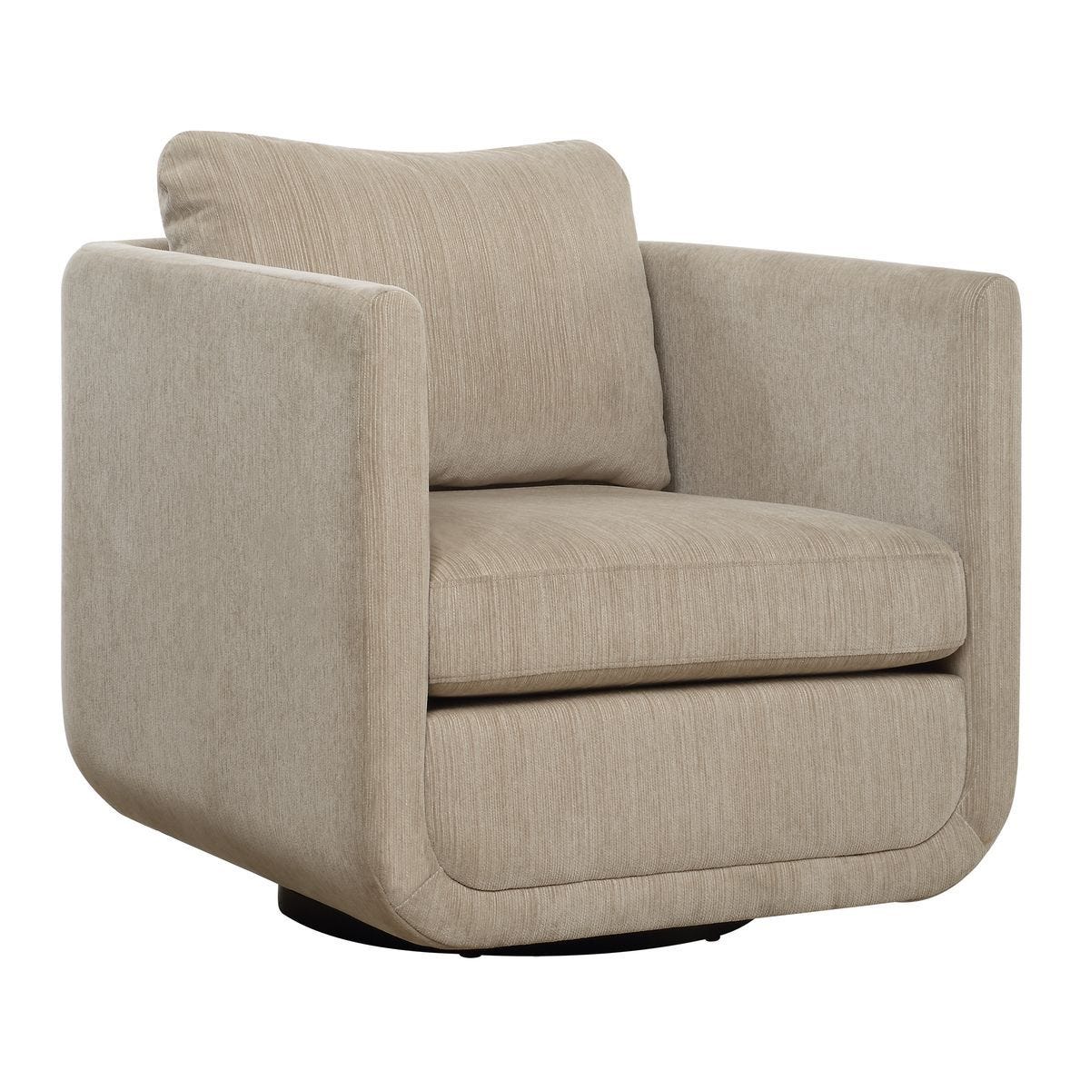 Abound Swivel Chair, Porcelain – Furniture by Uttermost | Sutter & Vale