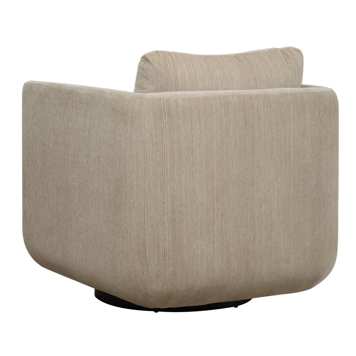 Abound Swivel Chair, Porcelain – Furniture by Uttermost | Sutter & Vale