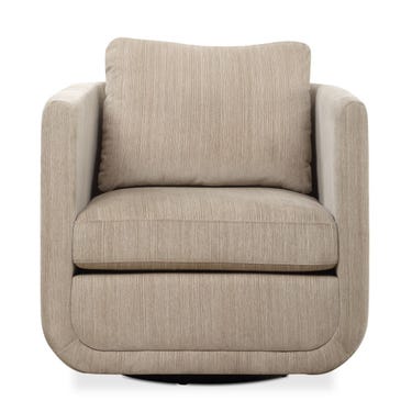 Abound Swivel Chair, Porcelain