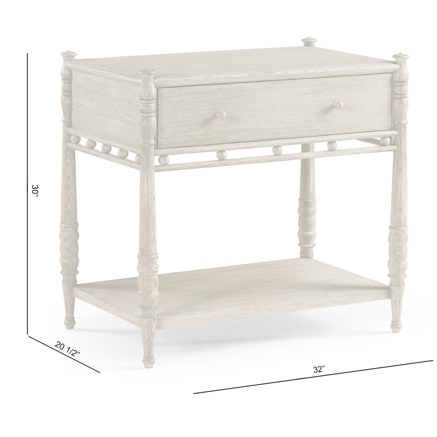 Morris Bedside Table